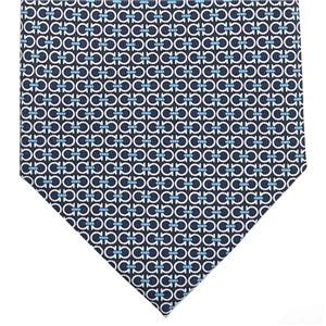 Ferragamo(フェラガモ) ネクタイ 357285 668910 F.MARINE/BLUETTE