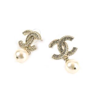 CHANEL�i�V���l���j �s�A�X A86506 Z2953 GOLD/PEARLY WHITE/CRYSTAL