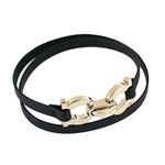 Ferragamo�i�t�F���K���j �u���X���b�g 765920 674950 NERO GANCIO OROCH0.5