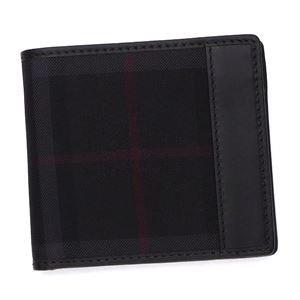 Burberry(バーバリー) 二つ折り財布(小銭入れ付) 3963271 CHARCOAL/BLACK