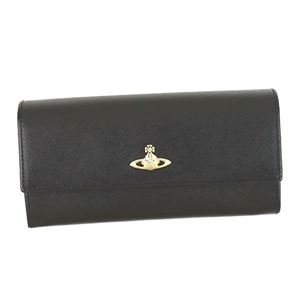 Vivienne Westwood(ヴィヴィアンウエストウッド) フラップ長財布 321405 BLACK