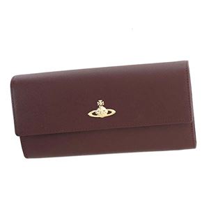 Vivienne Westwood(ヴィヴィアンウエストウッド) フラップ長財布 321522-10083 5 BORDEAUX