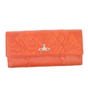 Vivienne Westwood(ヴィヴィアンウエストウッド) フラップ長財布 32928 ORANGE