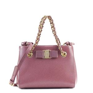 Ferragamo�i�t�F���K���j �n���h�o�b�O  21G191 673449 MAUVE