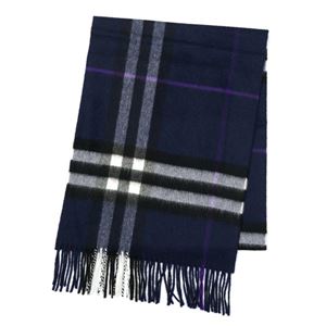 Burberry�i�o�[�o���[�j �}�t���[   4041B DARK INDIGO CHECK