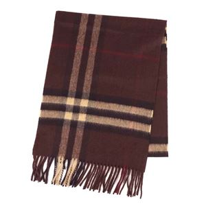 Burberry�i�o�[�o���[�j �}�t���[  GIANT ICON 168 CORE CASHMERE  DKCHESTNUT BROWN CK