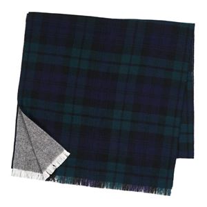 JOHNSTONS�i�W�����X�g���Y�j �}�t���[  WB1004 RU5239 BLACK WATCH/HERRINGBONE