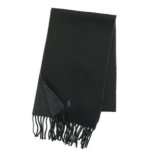 RalphLauren(ラルフローレン) マフラー 6F0513 1 POLO BLACK/ZURICH HTHR