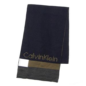 Calvin Klein(カルバンクライン) マフラー 77151 NNV NAUTICAL NAVY/CHARCOAL