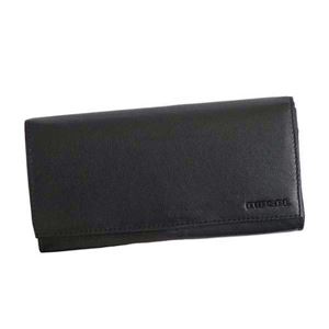 DIESEL(ディーゼル) フラップ長財布 X04457 H3350 BLACK/BLAZING YELLOW