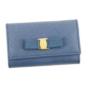 Ferragamo�i�t�F���K���j �L�[�P�[�X  22C211 677055 BLU STONE