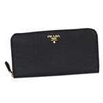Prada(プラダ) ラウンド長財布 1ML506 F0002 NERO