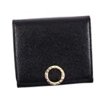 Bvlgari(ブルガリ) 三つ折り財布(小銭入れ付) 281492 BLACK