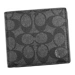 Coach(コーチ) 二つ折り財布(小銭入れ付) 74937 CHR CHARCOAL