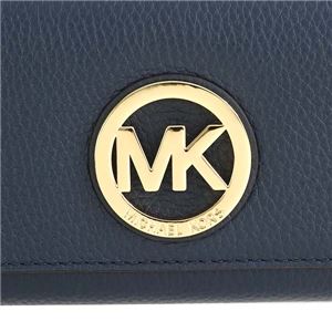 MICHAEL KORS（マイケルコース） F フラップ長財布  35F0GFTE1L  NAVY