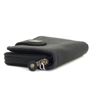 Kipling（キプリング） 二つ折り財布（小銭入れ付）  K13886 H61 BLACK LEAF