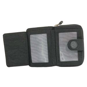 Kipling（キプリング） 二つ折り財布（小銭入れ付）  K13886 H61 BLACK LEAF