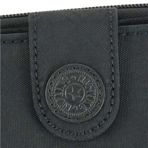 Kipling（キプリング） 二つ折り財布（小銭入れ付）  K13886 H61 BLACK LEAF
