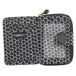 Kipling（キプリング） 二つ折り財布（小銭入れ付）  K13891 K40 MONOCHROME PR