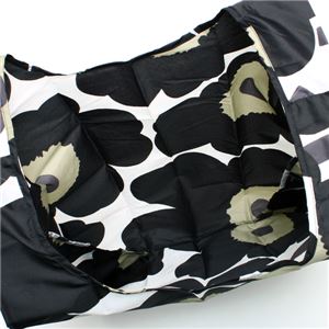 marimekko(マリメッコ) トートバッグ 40470 30 WHITE/BLACK/OLIVE