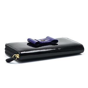 Vivienne Westwood(ヴィヴィアンウエストウッド) ラウンド長財布 5140 NERO/BLUETTE