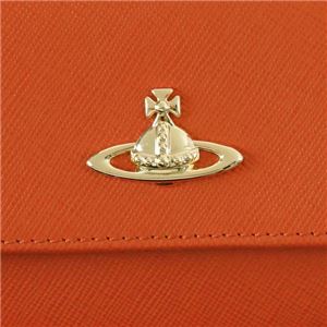 Vivienne Westwood（ヴィヴィアンウエストウッド） フラップ長財布  321522-10083 269 ORANGE