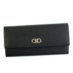 Ferragamo(フェラガモ) フラップ長財布 22D149 683258 NERO