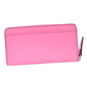 KATE SPADE（ケイトスペード） ラウンド長財布  PWRU3898 679 TULIP PINK//CRISP LINEN