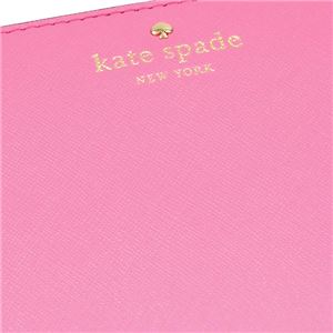 KATE SPADE（ケイトスペード） ラウンド長財布  PWRU3898 679 TULIP PINK//CRISP LINEN