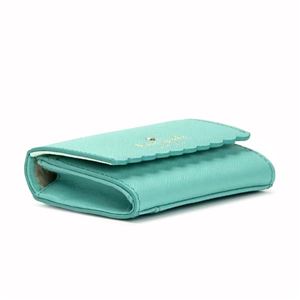 KATE SPADE（ケイトスペード） 小銭入れ  PWRU4773 388 SOFT AQUA/MINT SPLASH//CHAMPAGNE