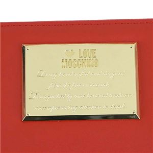 LOVE MOSCHINO（ラブモスキーノ） ラウンド長財布  JC5506 500 ROSSO