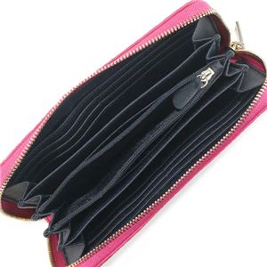 LOVE MOSCHINO（ラブモスキーノ） ラウンド長財布  JC5528 604 FUXIA