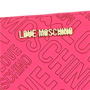LOVE MOSCHINO（ラブモスキーノ） ラウンド長財布  JC5528 604 FUXIA