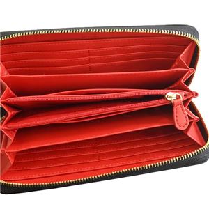 LOVE MOSCHINO（ラブモスキーノ） ラウンド長財布  JC5557 00B NERO/ORO