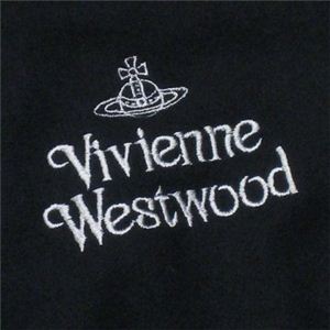 Vivienne Westwood(ヴィヴィアンウエストウッド) マフラ- 2 F552 12 ブラック L170W31