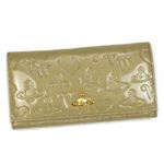 Vivienne Westwood(ヴィヴィアンウエストウッド) 長財布 EBURY CROSTA 1032V PLATINUM H9.5×W19×D2.5