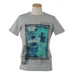 DIESEL（ディーゼル） メンズTシャツ 00CJPY 912 ライトグレー L70 S19 W52 S H41 【ブランド7sale】1月11日15時まで限定値下げ