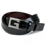 Gucci（グッチ） ベルト 211563 1062 ダークブラウン/ブラック バックル3.5&times;4の詳細ページへ
