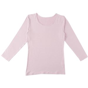 【訳あり・在庫処分】 ファイテン（PHITEN） Phiten発熱インナー ここちインナーX30 8分袖 ピンクグレー L