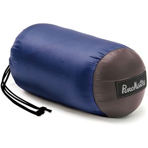 PUROMONTE(プロモンテ) コンパクトダウンシュラフ 300g ショート丈 DL300S ダークチャコール&times;ネイビー