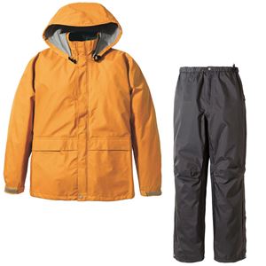 PUROMONTE(プロモンテ) Rain Wear ゴアテックス レインスーツ Men's SR135M オレンジ&times;チャコール 3L
