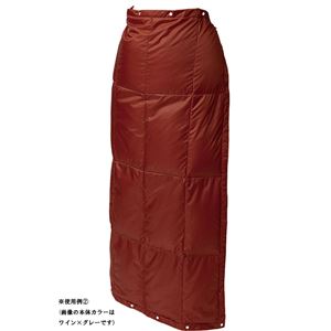 PUROMONTE(プロモンテ) リバーシブルダウンブランケット WD003 ワイン&times;グレー F