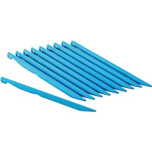 HCS(エイチシーエス) アルミカラーペグ10本セット OGK3105SET ブルー