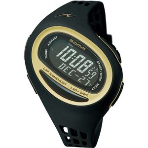 SOMA(ソーマ) RunONE 100SL MEDIUM SIZE(ランワン 100SL ミディアムサイズ) ブラック&times;ゴールド NS09006