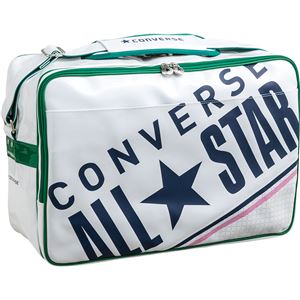 CONVERSE（コンバース） エナメルショルダー（M） ホワイト&times;ケリー