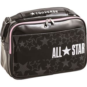 CONVERSE（コンバース） エナメルショルダー（M） ブラック&times;ホワイト