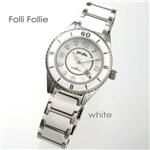 Folli Follie セラミック ウォッチ WF4T0015BDW／ホワイト
