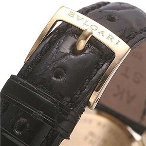 BVLGARI ソロテンポ K18 レザー ST35WGLD/メンズ