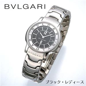 BVLGARI ソロテンポ ブレス ST29BSSD/BL／ブラック・レディース