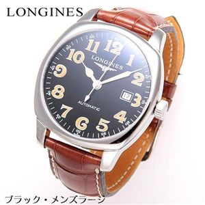 LONGINES（ロンジン） ロンジンスピリット オートマチック アリゲーター L2.700.4.53.2／ブラック・メンズラージ